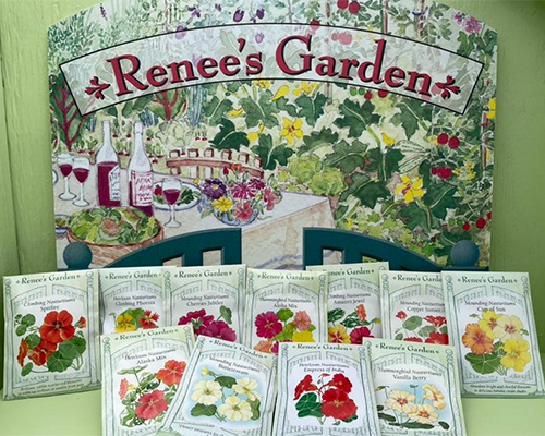 Renee's Garden seeds at Soares Nursery